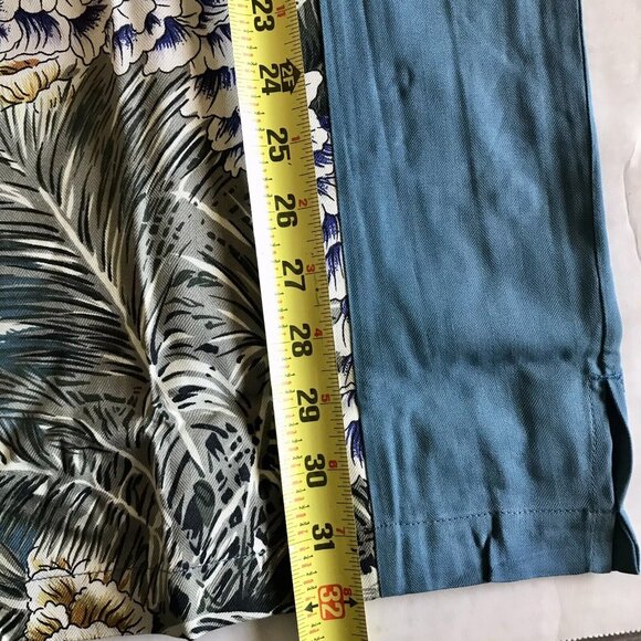 Tiki Classics Mens XXL 100% Silk Hawaiian Shirt Floral Short Sleeve Button Up - Picture 8 of 9